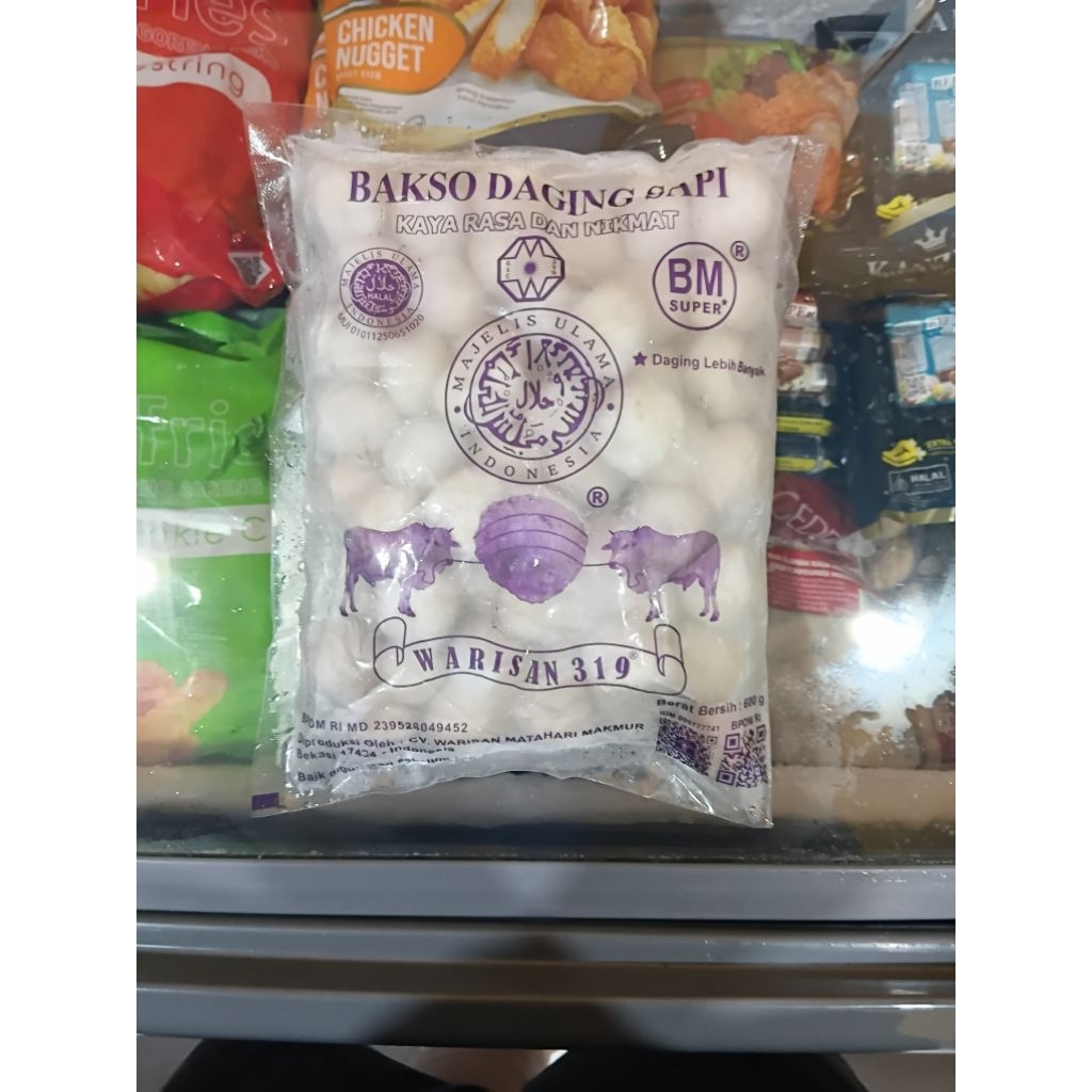

Warisan Bakso Sapi Ungu 600gr