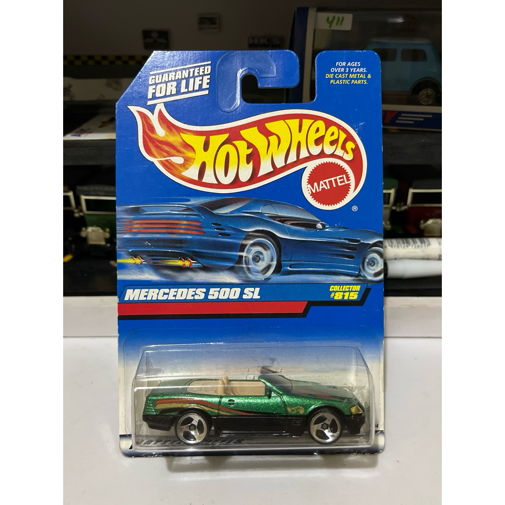 Hot Wheels Blue Card Mercedes 500SL