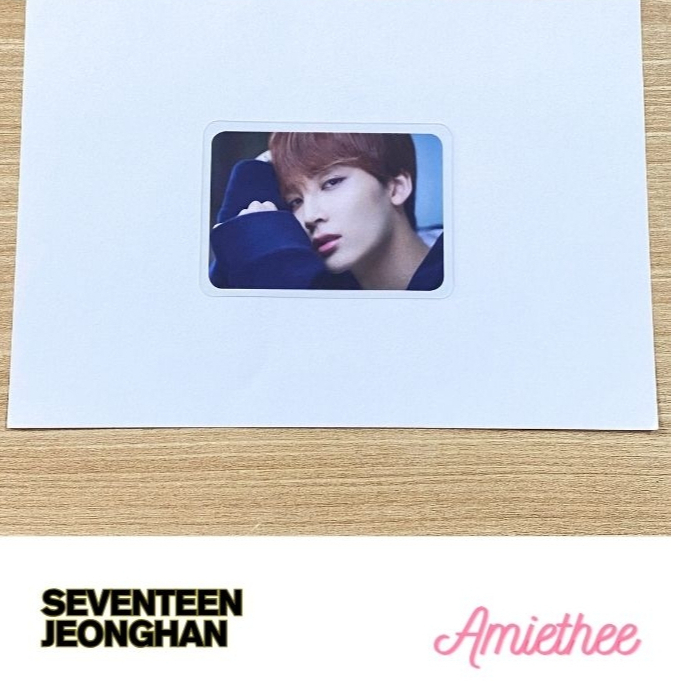 [Ready Stock] SEVENTEEN Jeonghan Mingyu Official Photo Cards Semicolon Japan Mini Album HARE Fanmeet