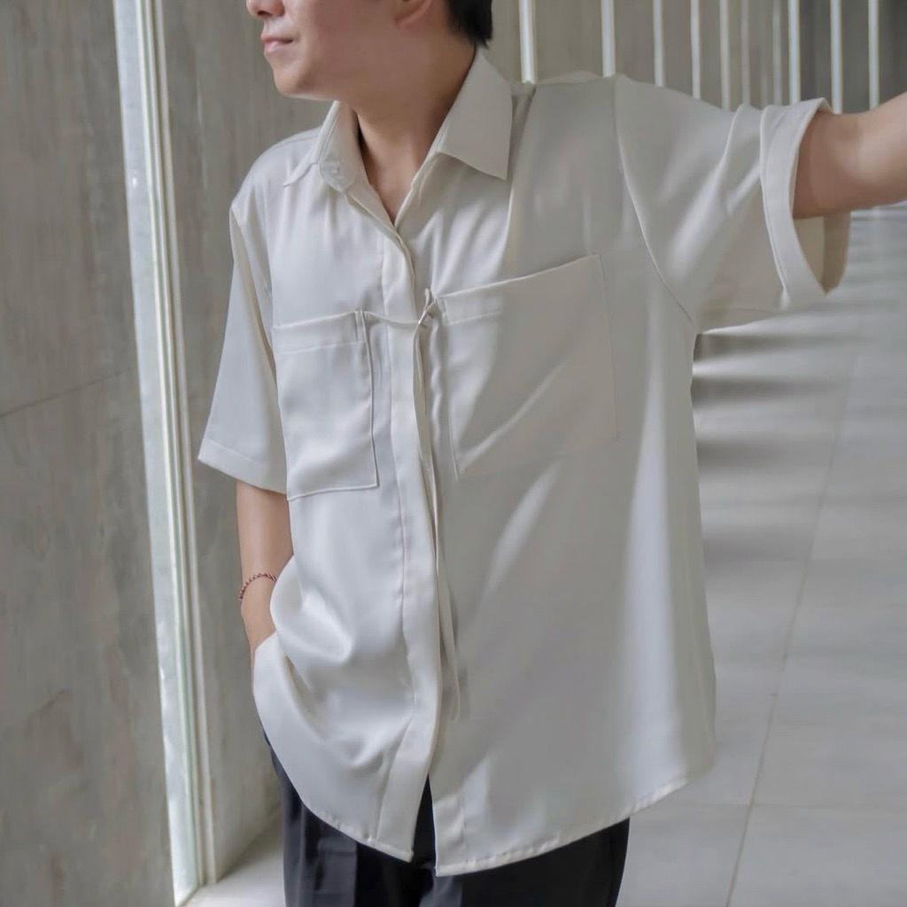 kemeja oversize pria