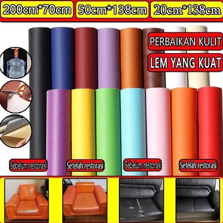 KODE C89J Restorasi Kulit72cm Perekat Ekstra Kuat Leather Perbaikan Repair Bahan Kulit Yang Rusak Ku