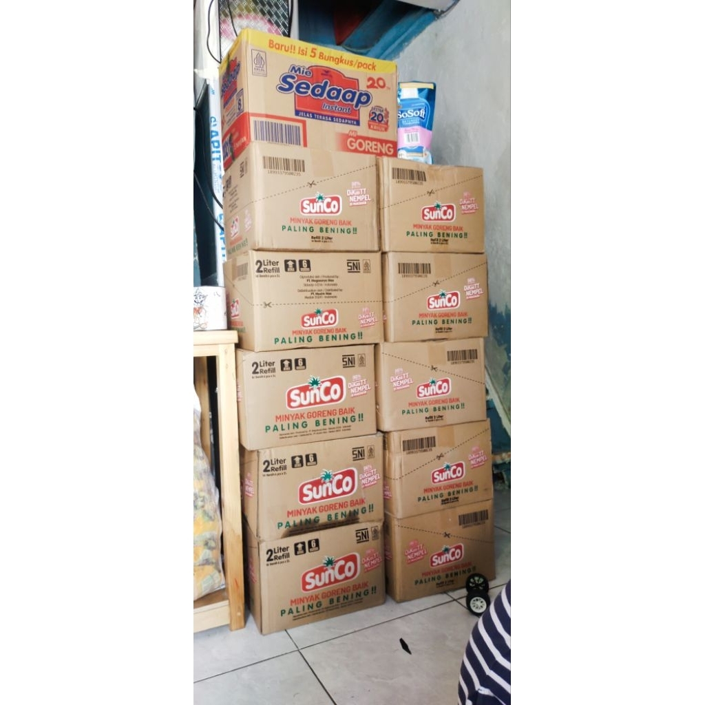 

Minyak goreng sunco 1 karton