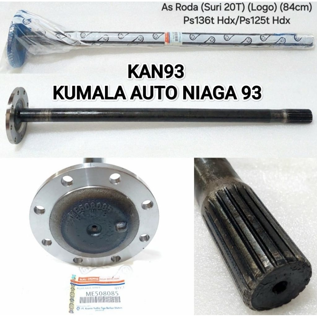AS RODA BELAKANG MITSUBISHI PS136 CANTER HDX ORIGINAL