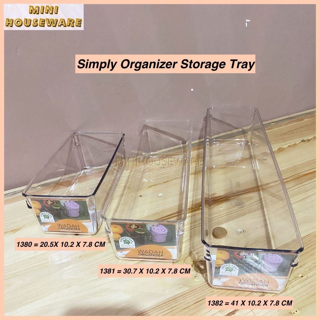 Wadah Penyimpanan Kulkas / Tempat Makanan / Green Leaf 1380,1381,1382