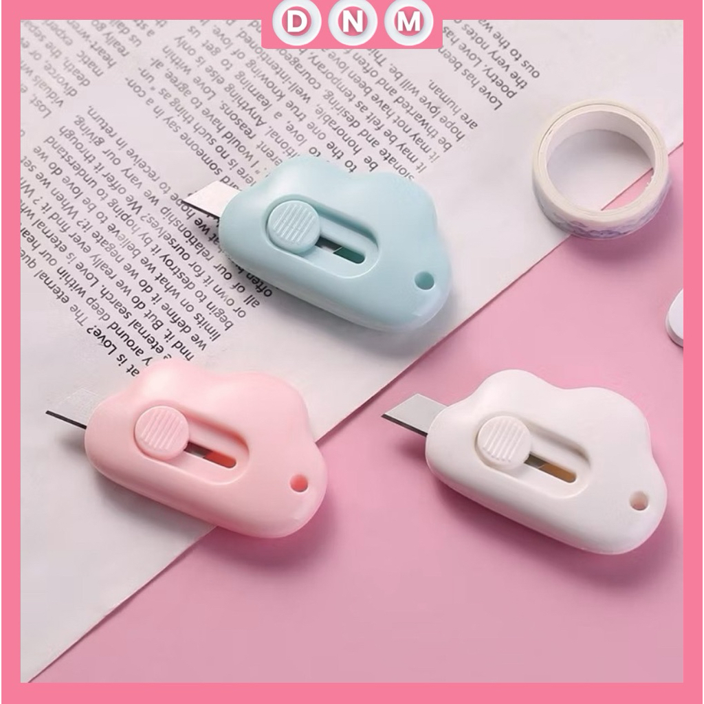 

Cutter Mini / Cutter Mini Pisau Kecil Bentuk Awan / Cutter Mini Bentuk Awan / Pisau Pemotong Mini Lucu / Travel Cutter