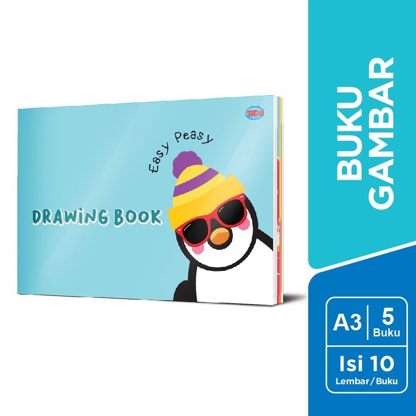 

KODE X16D SiDU Buku Gambar Drawing Book A3 Isi 1 Pak Bungkus 5 Pcs
