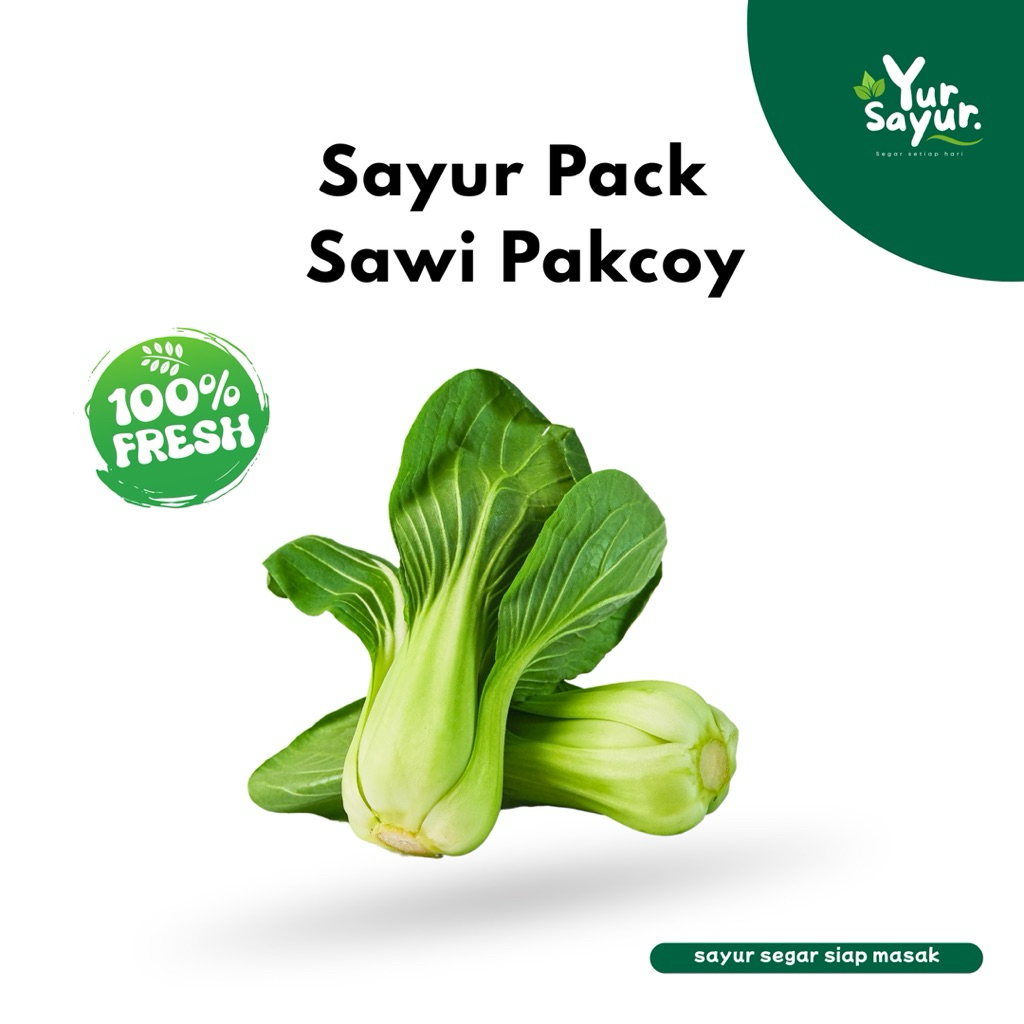 

YUR SAYUR - Sawi Pakcoy Segar Sayur Sehat Renyah Siap Masak