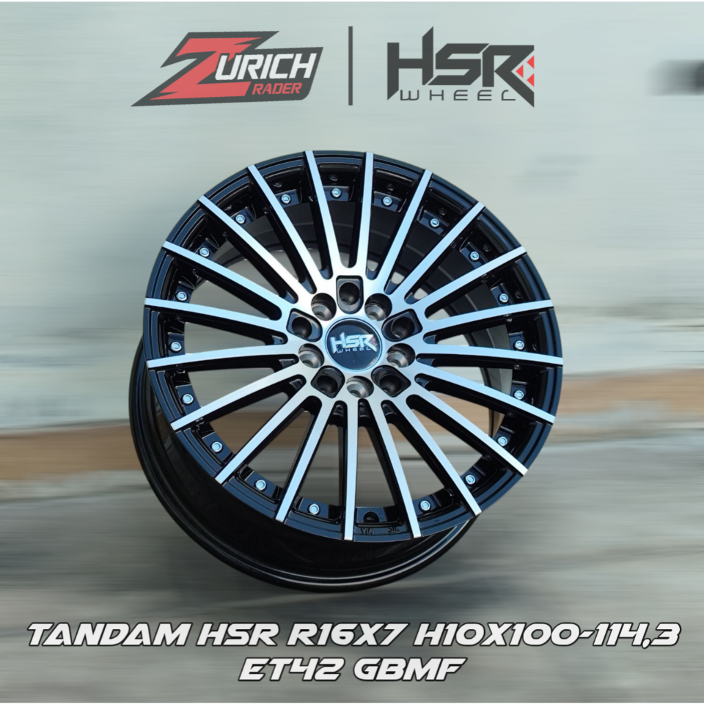 Velg Racing Ring 16 Hsr Wheel Tandam Untuk Mobil Xpander Delica Stream Rush Terios Ertiga Dll