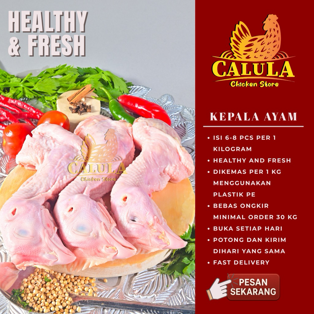 

Kepala Ayam Segar 1kg