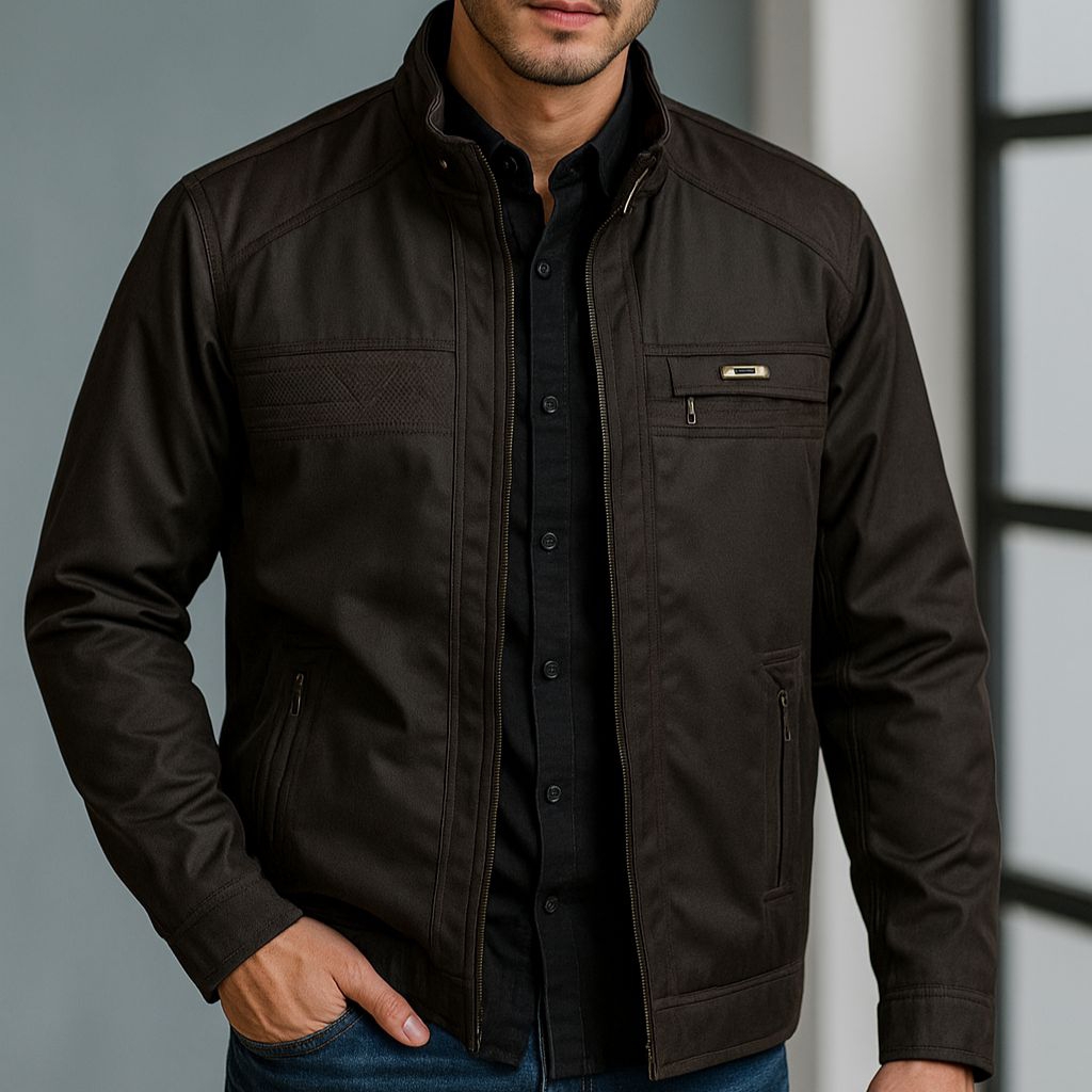 Jaket import pria terbaru / jaket bapak pria import bahan katun micro dalam bludru / jaket pria terb