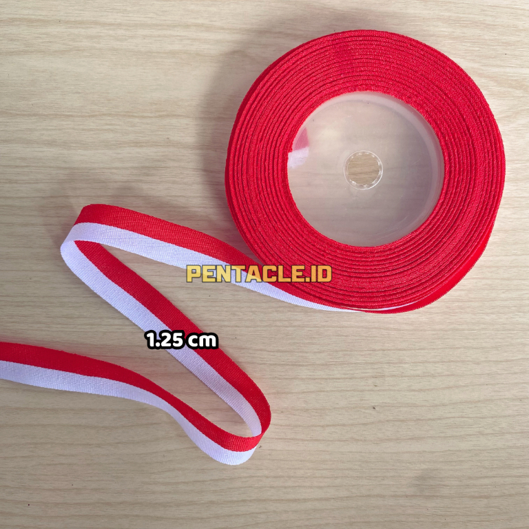 

Indonesia Ribbon Pita Merah Putih Ukuran 1.25 cm DIY Kerajinan Tangan Kesenian Prakarya Kreasi Kreativitas Best Quality Product Murah National Nasional Termurah Bendera Red White Keren Lucu Berkualitas Arts Craft Crafting Flag INA ID Pentacle Malang