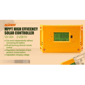 Controller Charger 20 ampere ST-H1220 20A MPPT Suoer
