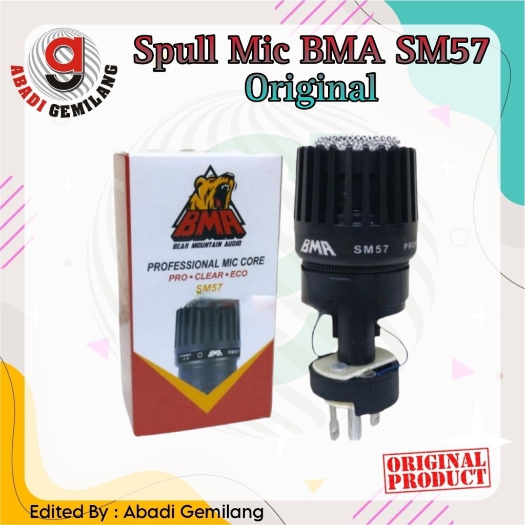 Spull Spul Mic Kendang BMA SM57/Spool Mic BMA SM 57 ORIGINAL