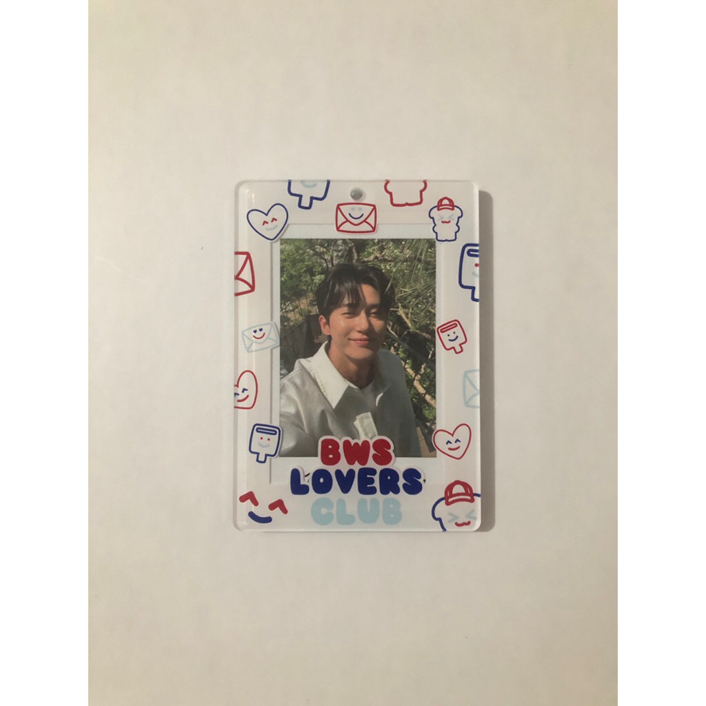 PO pc holder Byeon Wooseok bws lovers club cahol photocard lovely runner couple tongtongi TTE ryu su