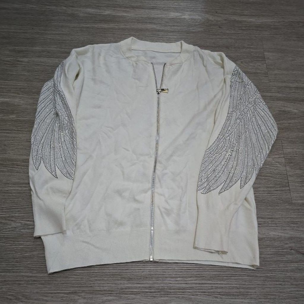 SALE jaket rajut sayap blink fashion