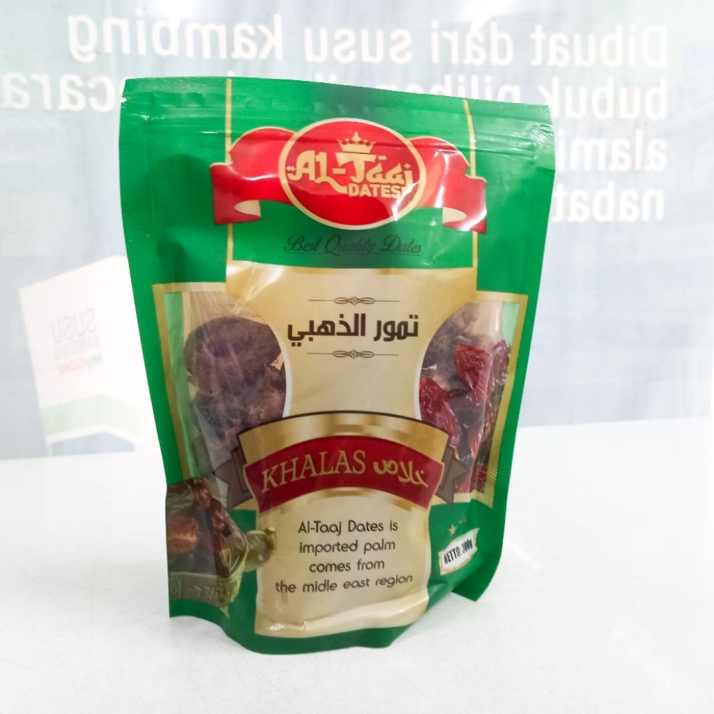 

Kurma Khalaz Al-Taaj / altaaj dates 250gr