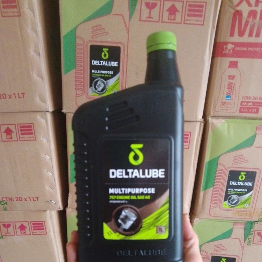 deltalube 1liter multipurpose SAE 40 harga perdus(20botol)