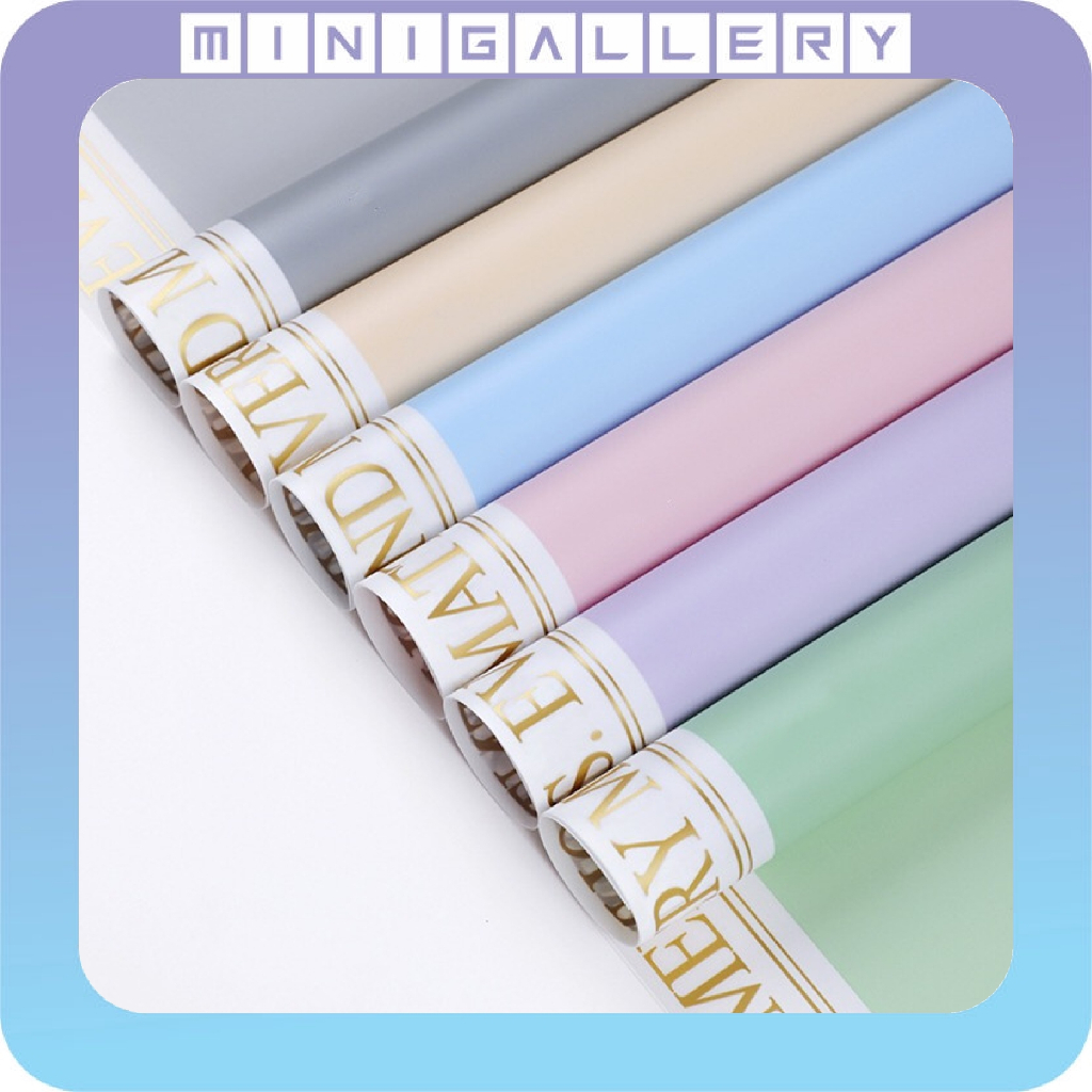 

Kertas Buket Bunga Solid Color Cellophane Flower Wrapping aesthetic KB6006
