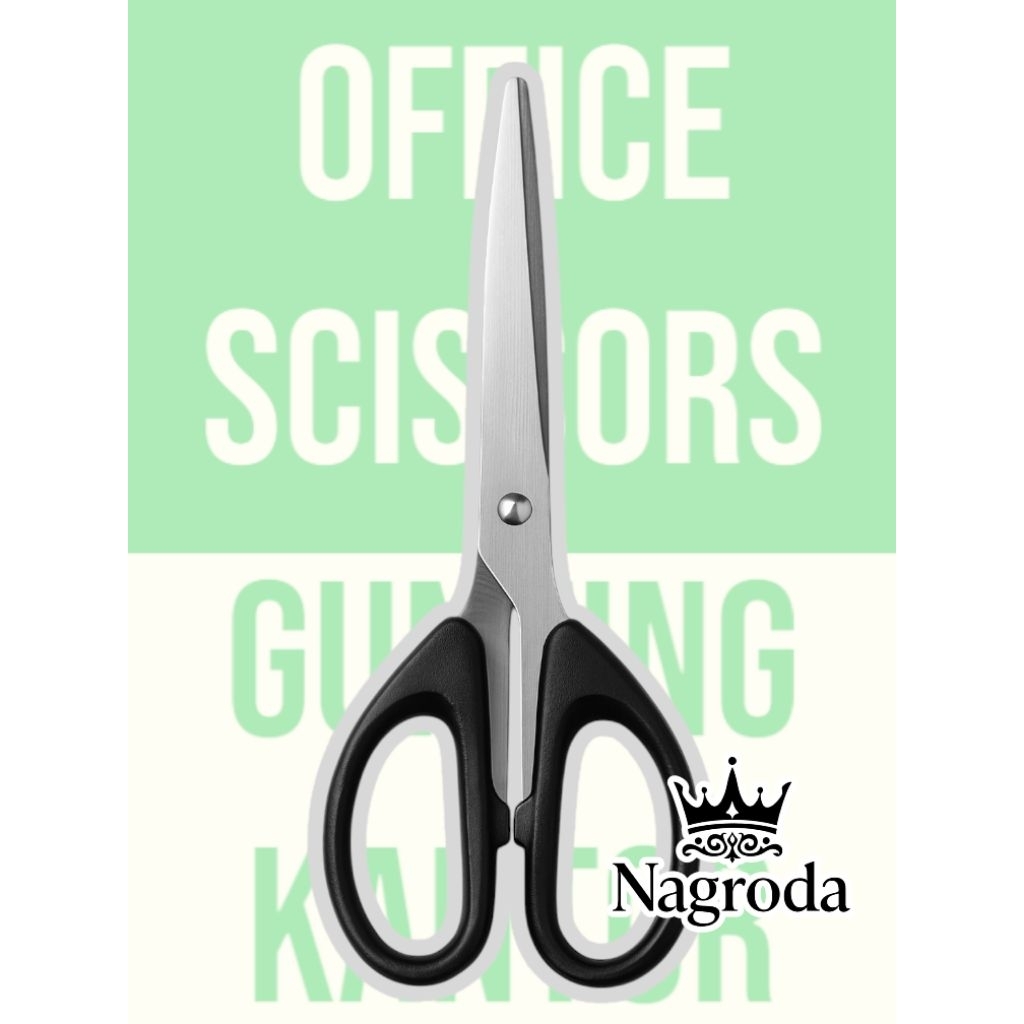 

Gunting Kantor Office Scissors — Tajam & Tahan Lama Gunting Kantor Tajam & Nyaman — Stainless Steel Anti Karat, Siap Pakai Gunting Multifungsi 8 Inci — Cocok Untuk Kantor, Rumah & Sekolah