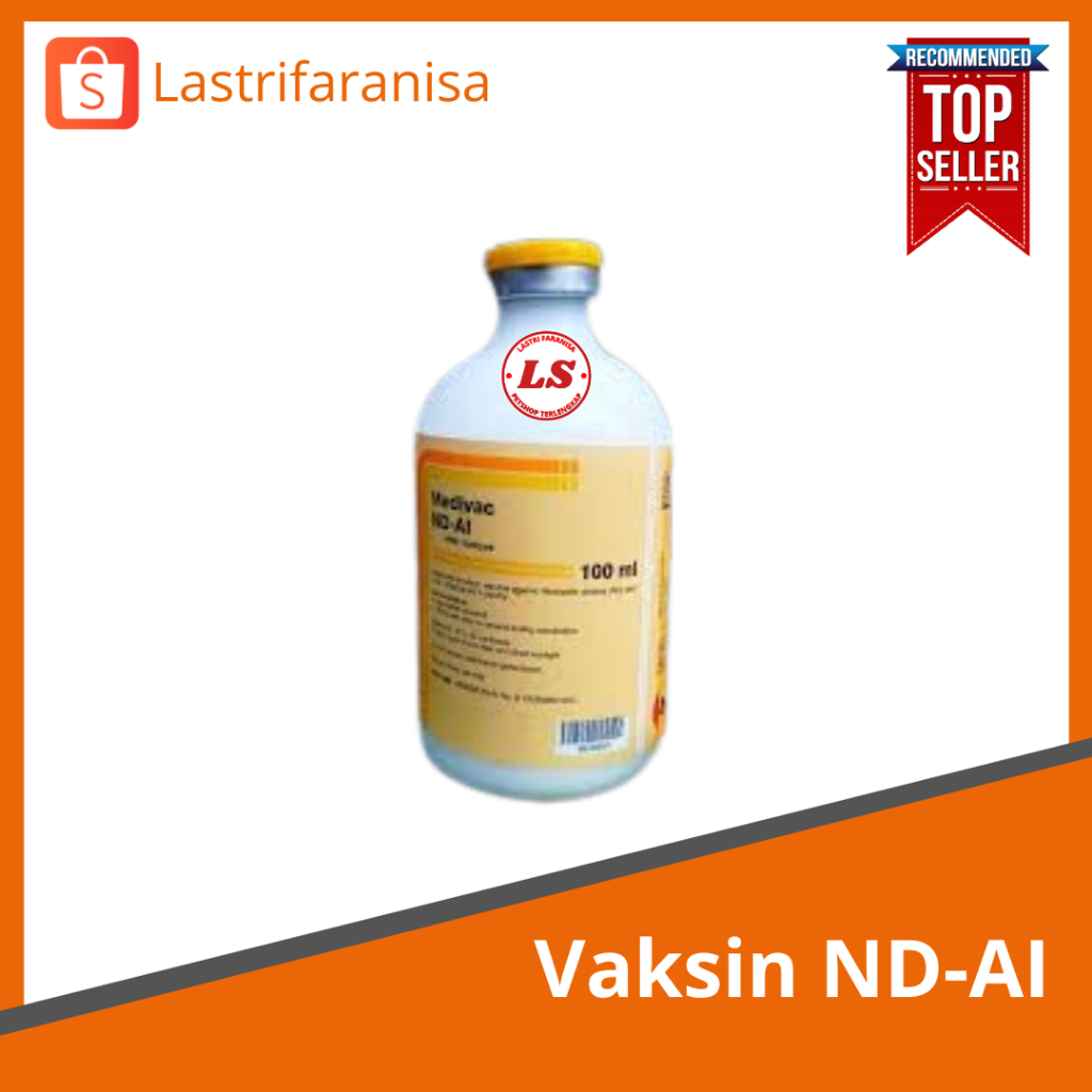 VAKSIN ND AI 100 ML Obat Ayam Tetelo Obat Vaksin Susu