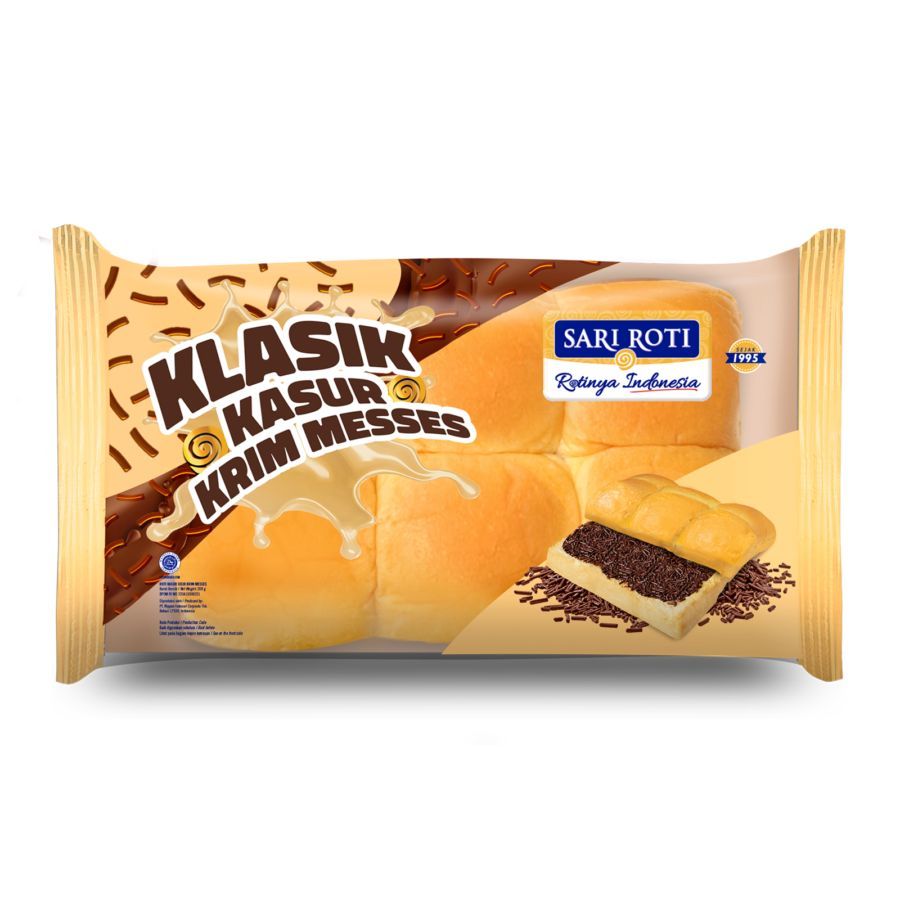 

Sari Roti Klasik Kasur Krim Messes 185 gr