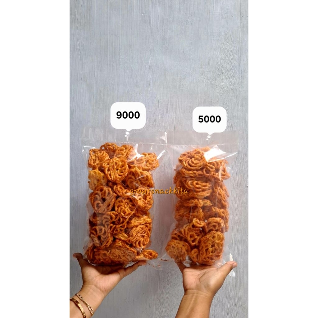 

(best seller) kerupuk rafael pedas daun jeruk 100gr 200gr