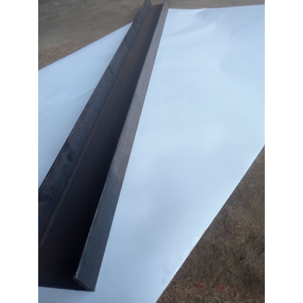 Besi UNP Kanal U 10 cm Dijual Eceran per 50 cm Barang baru