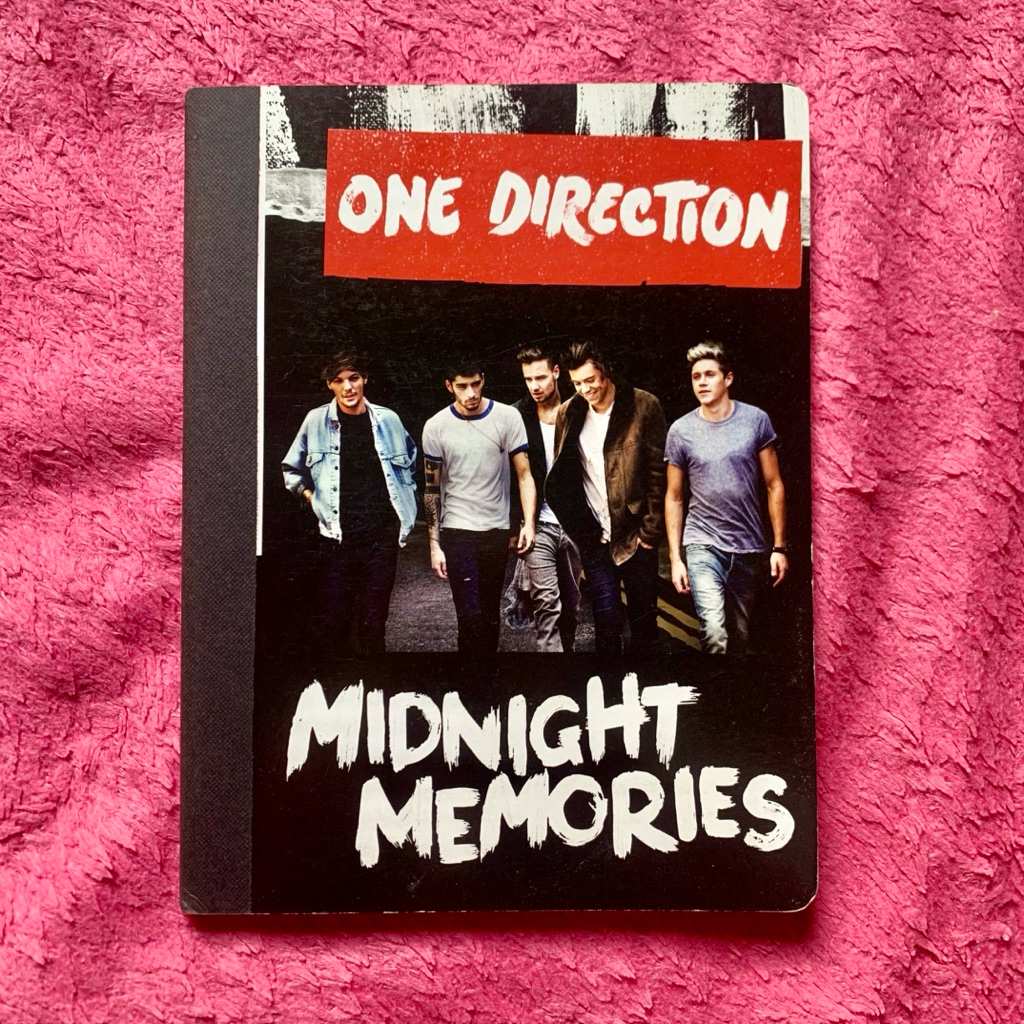 [OFFICIAL] ONE DIRECTION 1D - NOTEBOOK - COLLEGE RULED (MIDNIGHT MEMORIES VERSION) NEW ORIGINAL MERC