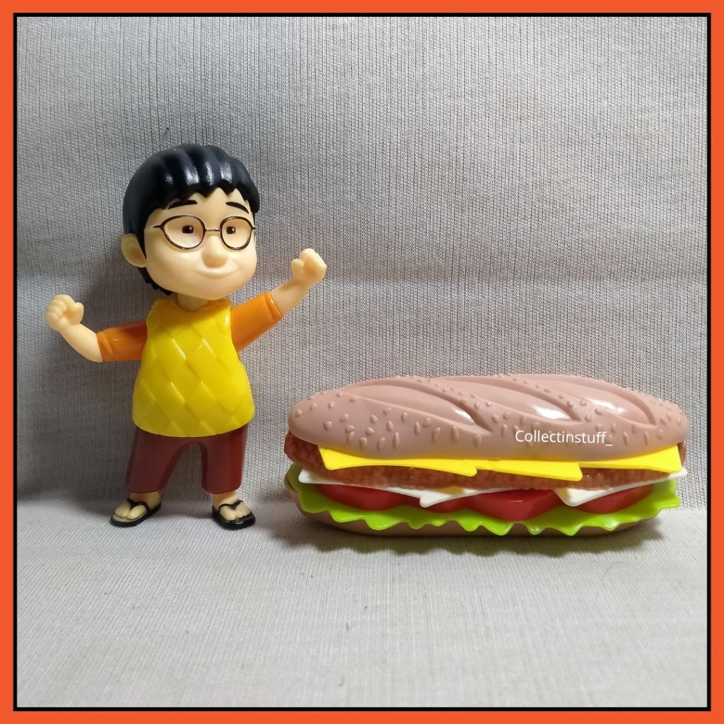 [READY STOCK] Upin Ipin x Chaki Kids Meal Ehsan & Puzzle Sandwich