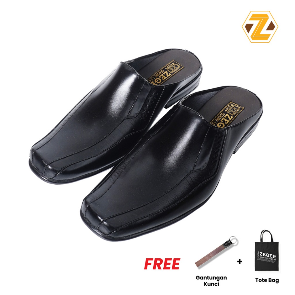 ZEGER Sepatu Selop kulit Pria - BP 405