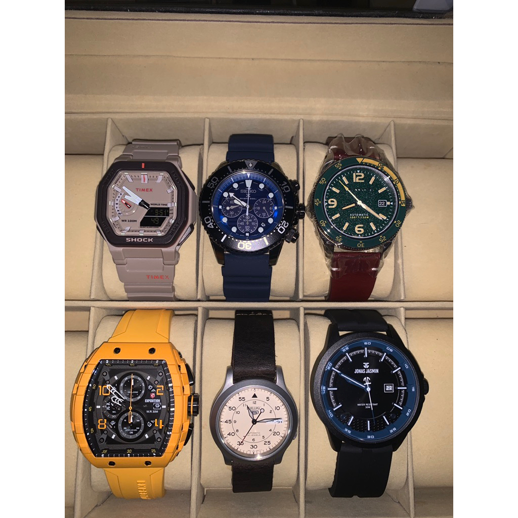 Jam Tangan Seiko, Spinnaker, Timex, Exp