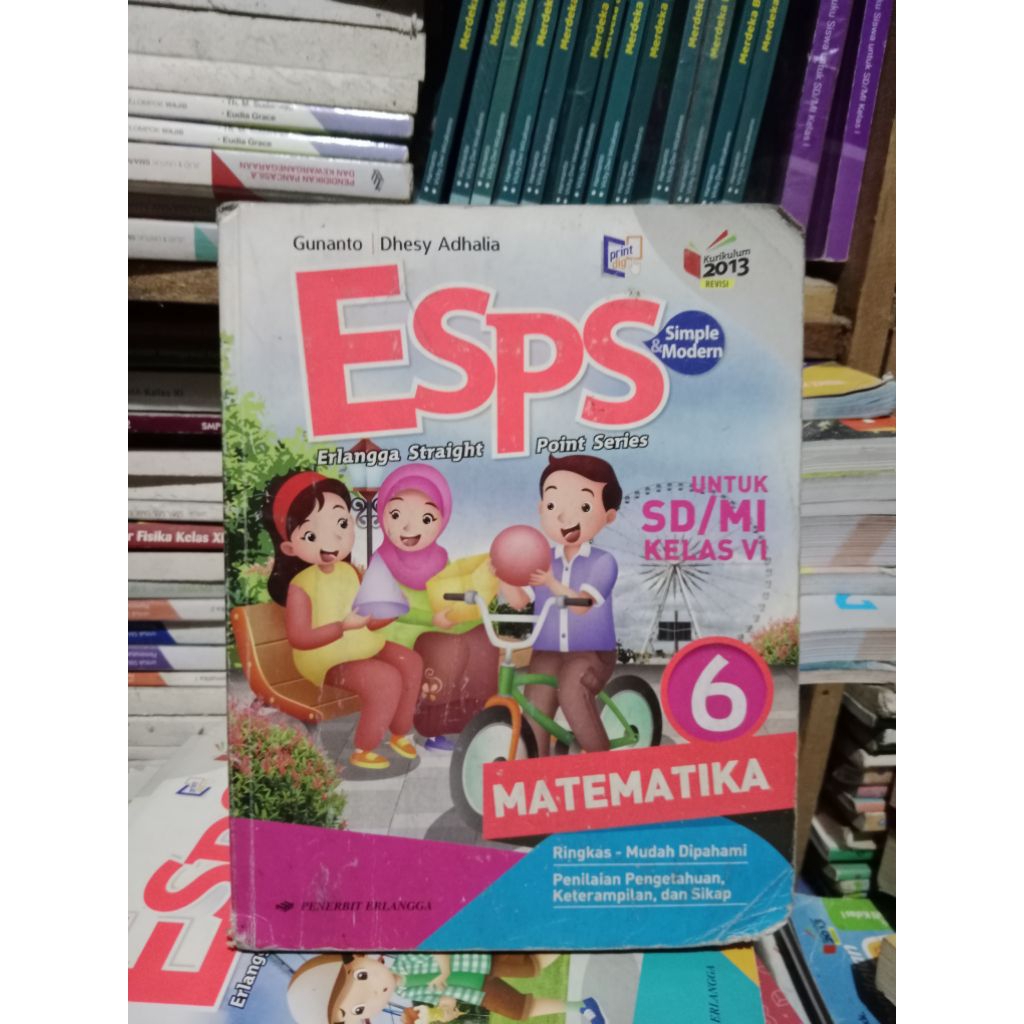 ESPS Matematika SD Kelas 6 / Erlangga