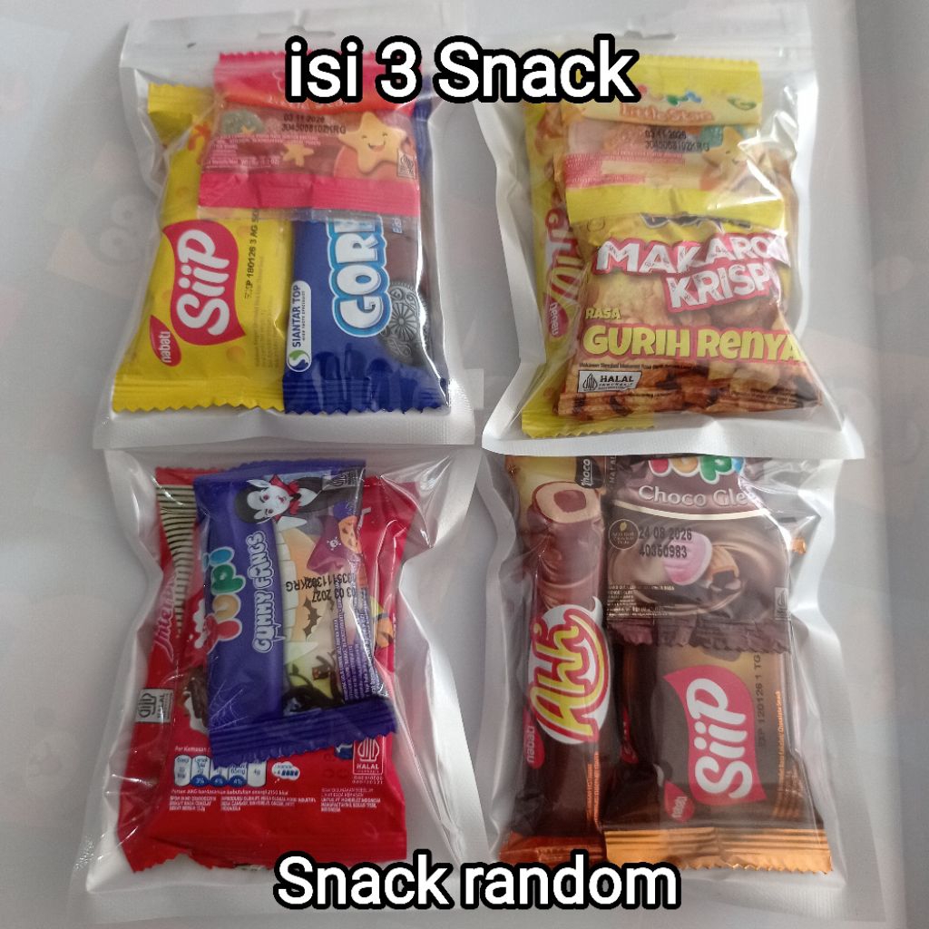 

Hampers snack mini isi 3