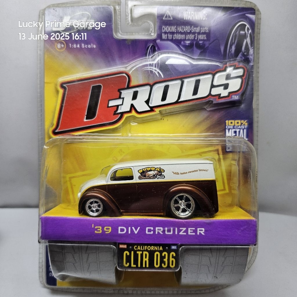 Jada toys 39 Div Cruizer edisi D rods wave 3 thn 2006 blister jelek