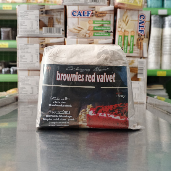 

ADONAN PREMIX INSTAN BROWNIES RED VELVET CAHAYA SARI - 380 GRAM