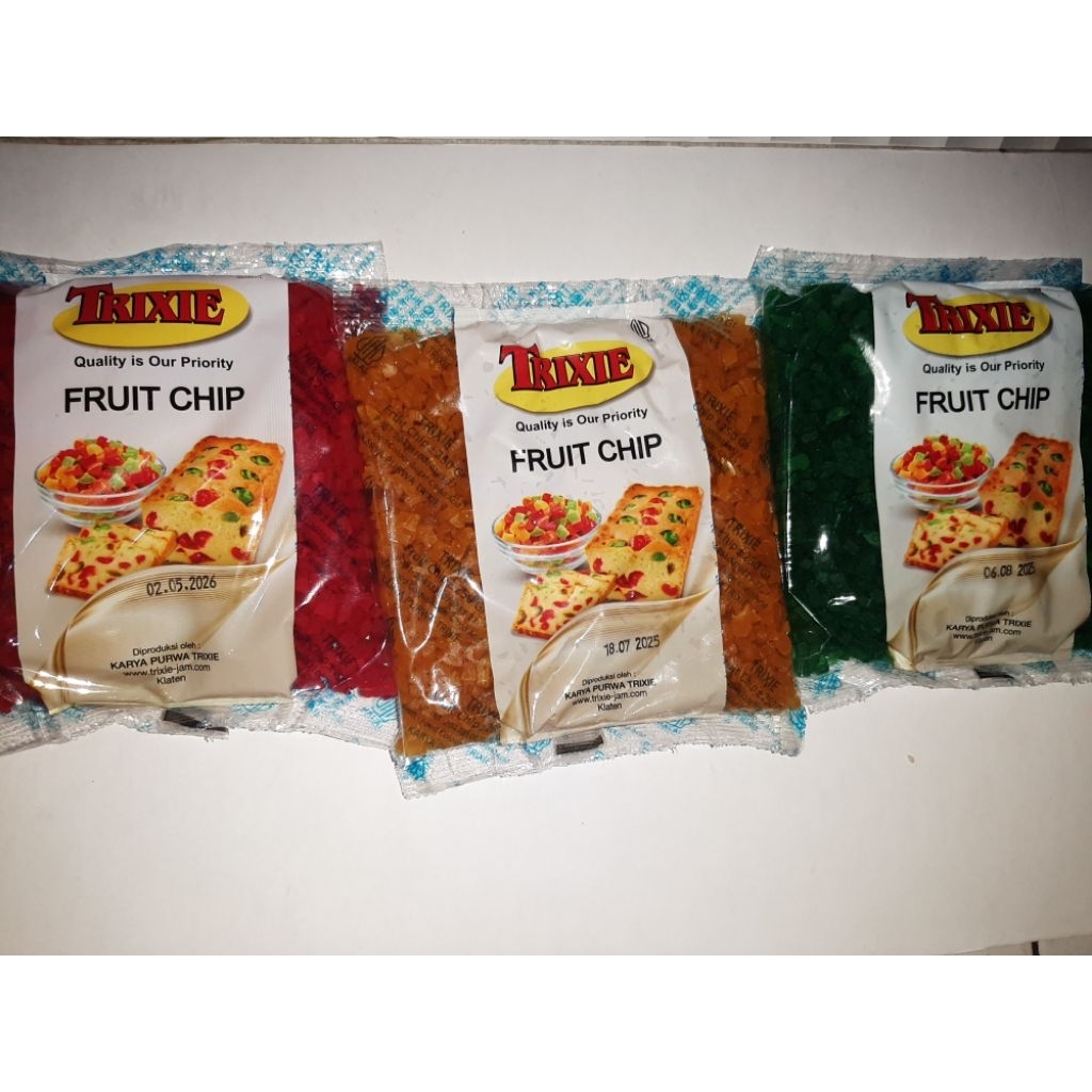 

Sukade Pelopor 250 gram Warna Merah Kuning Hijau Topping Roti