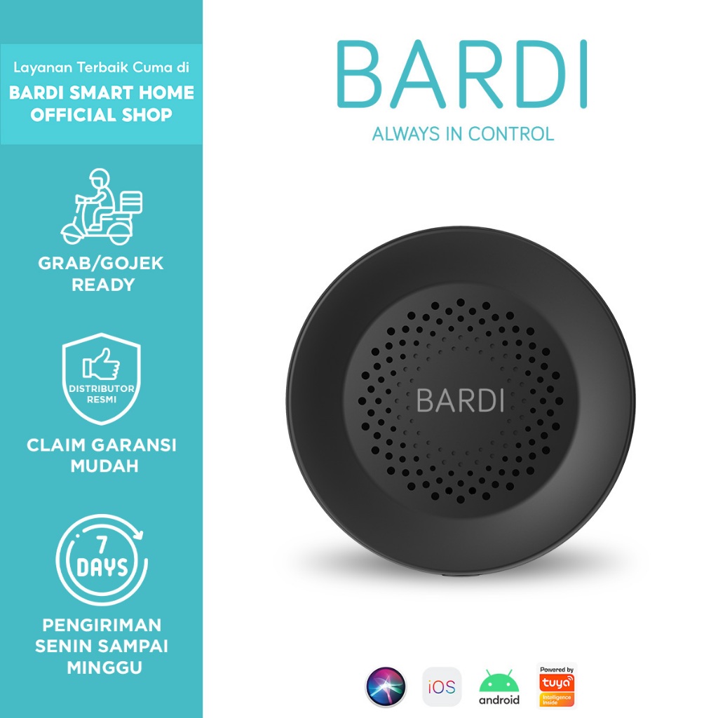 BARDI Smart Home WIFI Siren Loud Alarm Android/iOS Support - New Version