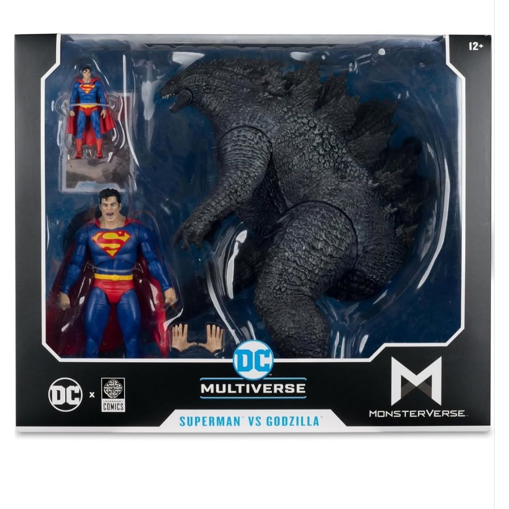 McFarlane Superman vs Godzilla Megafig Justice League Monsterverse
