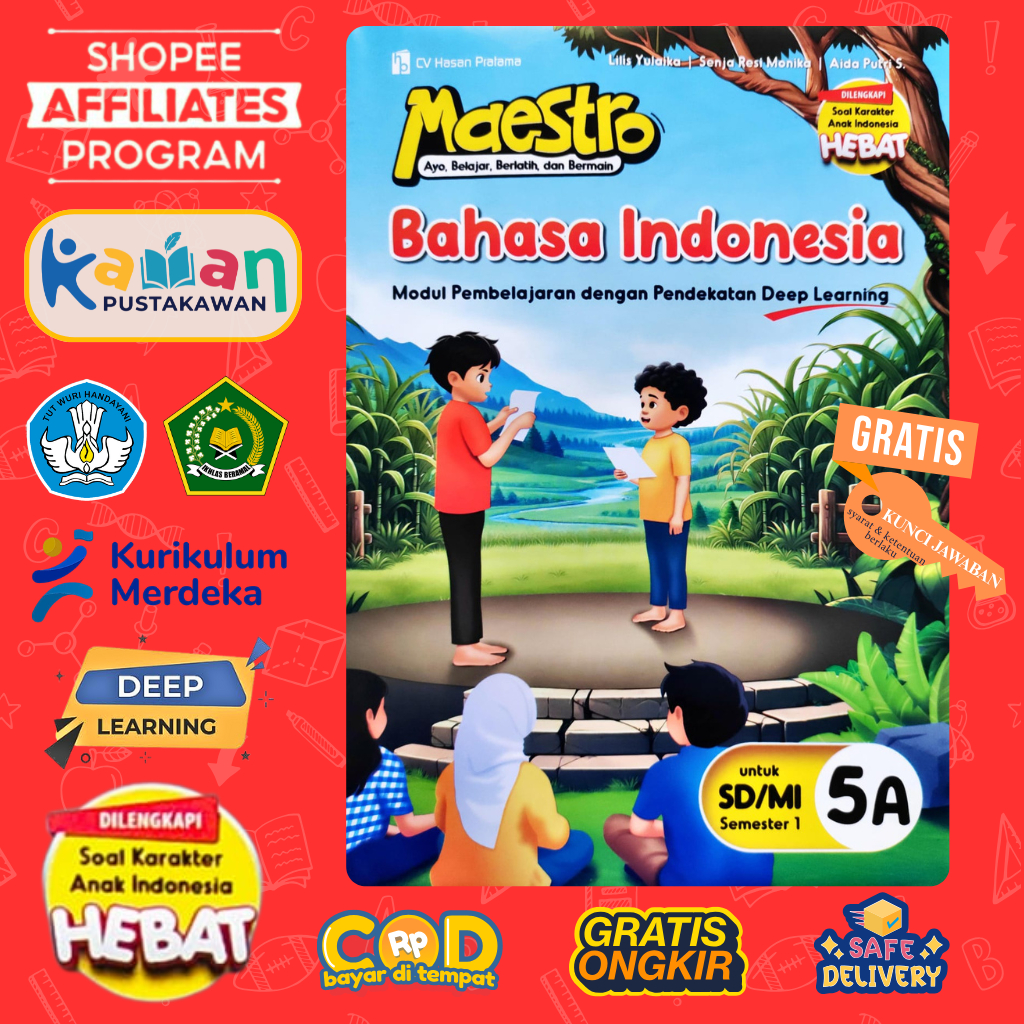 Maestro Bahasa Indonesia Kelas 5 SD/MI Modul Ajar