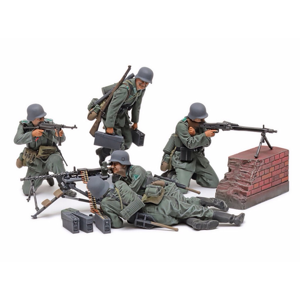 35386 TAMIYA GERMAN MACHINE GUN TEAM (MID-WWII)