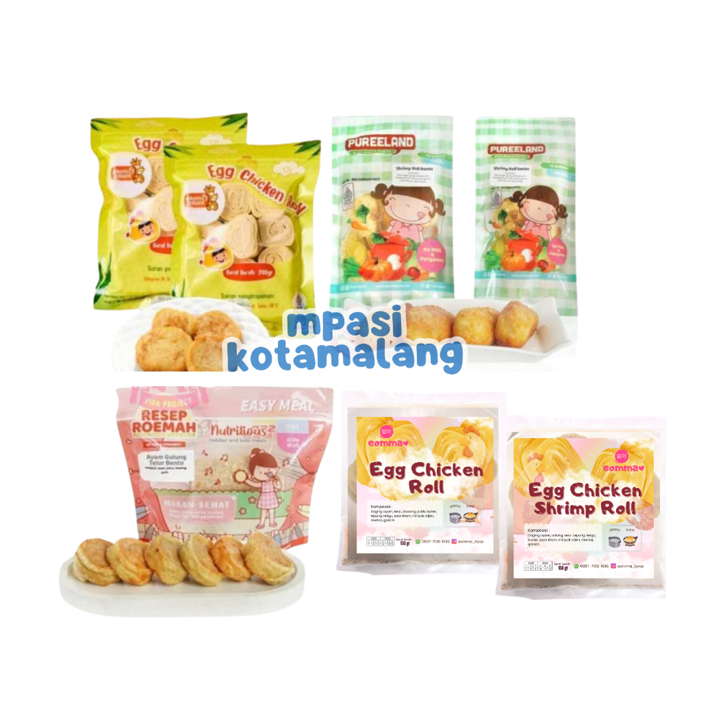 

PLUM&BLUM EOMMA RESEP ROEMAH PUREELAND FROZEN EGG CHICKEN ROLL / DAGING AYAM ROLL NO MSG 12PCS LAUK SIAP SAJI FINGER FOOD
