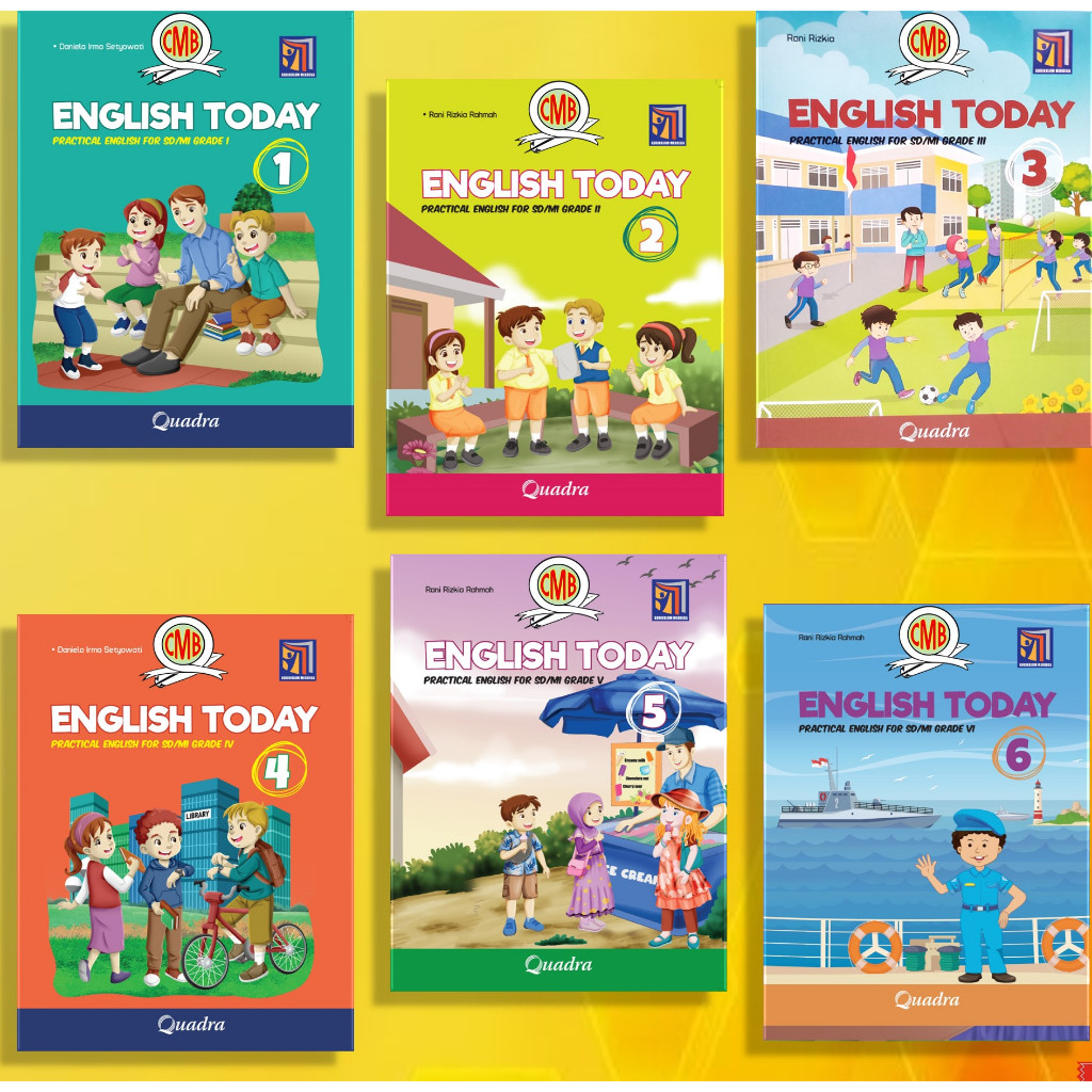 [Penerbit Quadra] English Today Practical Kelas 1, 2, 3, 4, 5 & 6 Kurikulum merdeka