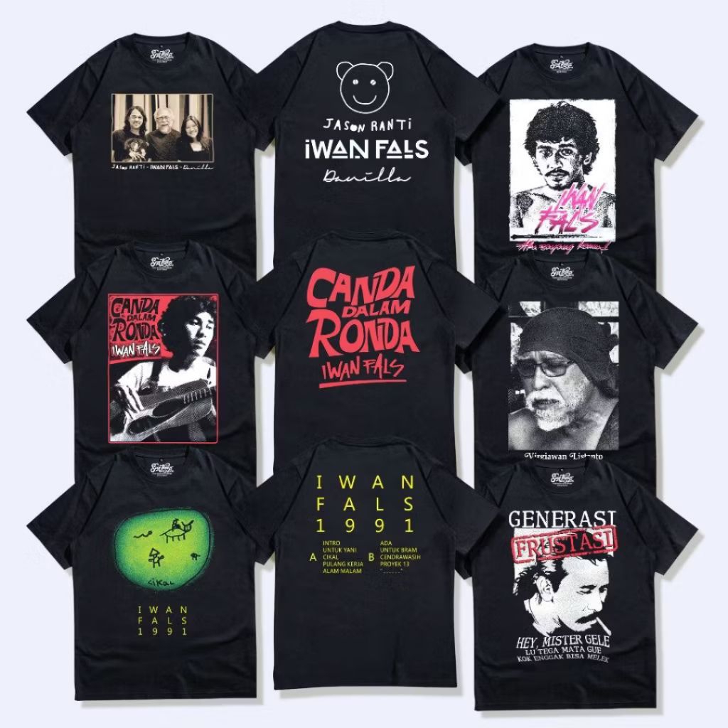 iwan Fals - kaos Oi - kaos Iwan fals - Generasi Frustasi  - Akugila Store