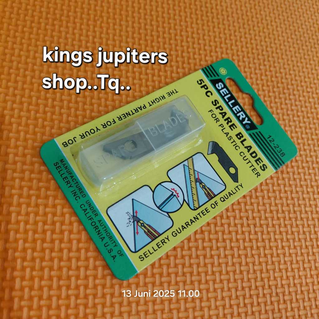 

5PC MATA CUTTER AKRILIK SELLERY CUT KARTER POTONG PLASTIK PVC