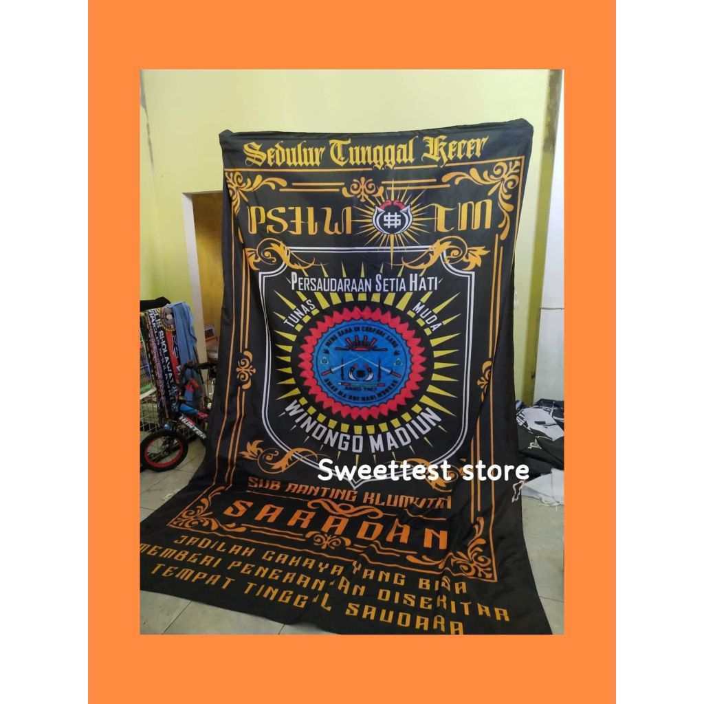 STK FLAG MURAH 200x300cm + FREE STICKER, BENDERA PRINTING WINONGO MADIUN, GIANTFLAG WINONGO, BENDERA