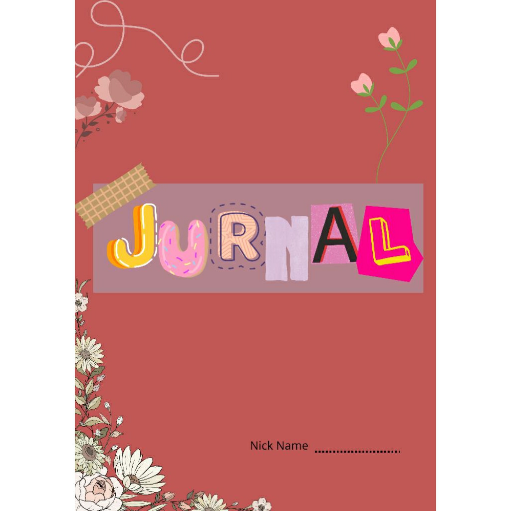 

Buku/Notebook jurnal catatan harian 50 halaman