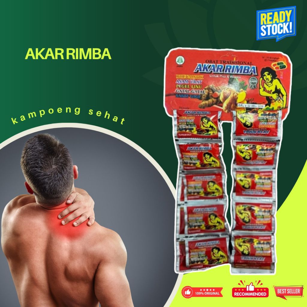 

Akar Rimba Kapsul Original 1 Hanger Isi 20 Sachet