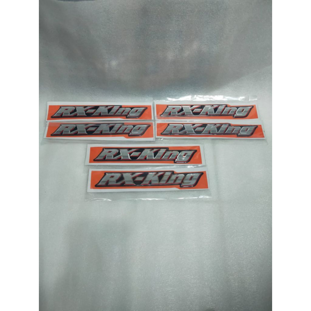 Emblem tangki RX-King 2002 gold