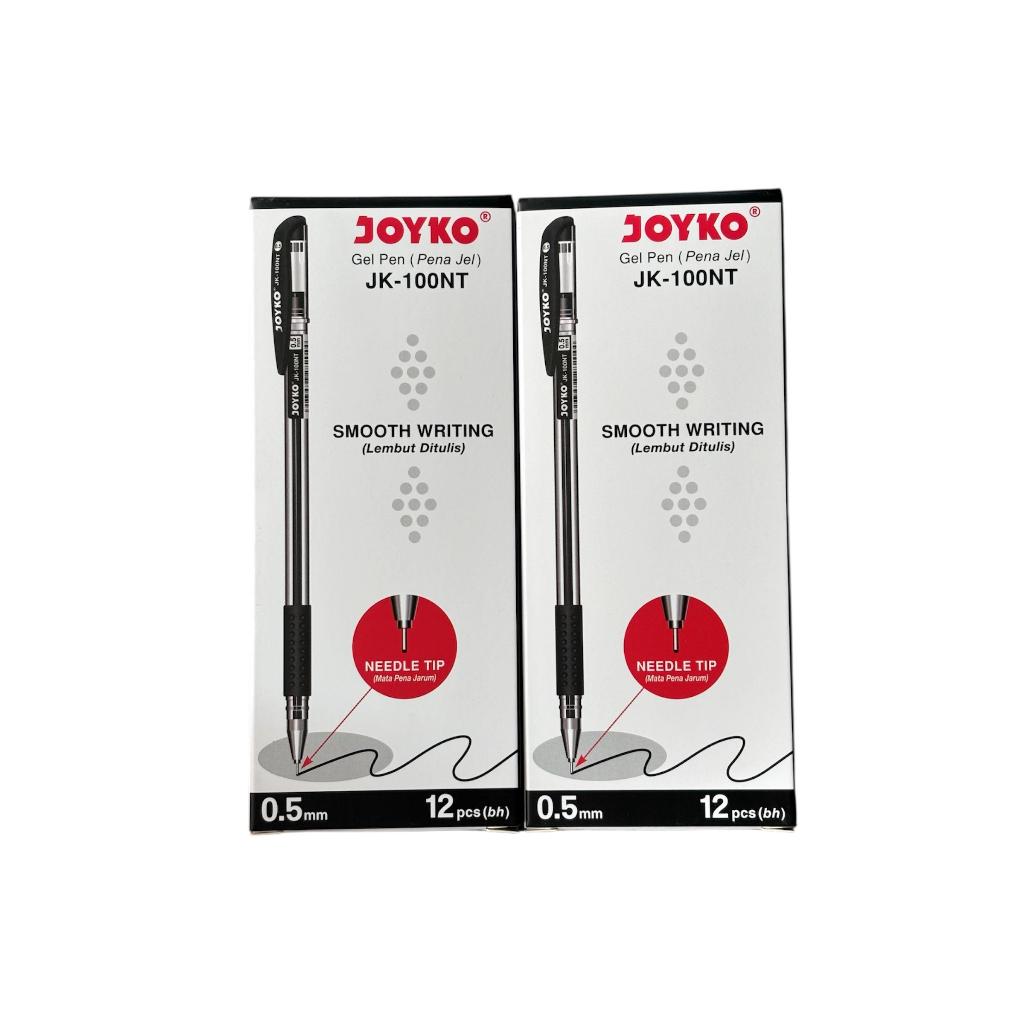 

Pulpen Joyko Gel JK-100NT – 0.5 mm Needle Tip – Isi 12 pcs
