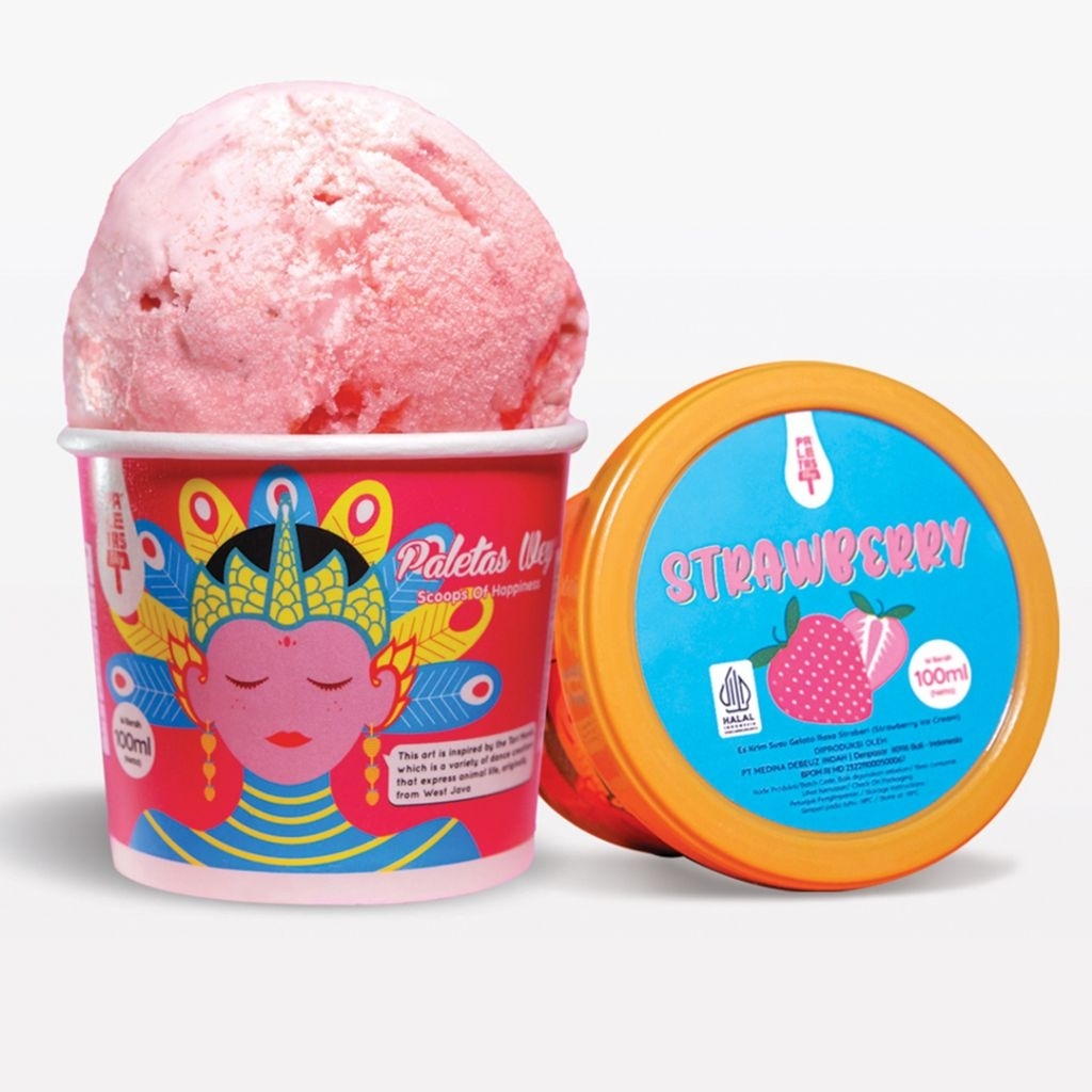 

Ice Cream Paletas Wey Scoop Strawberry